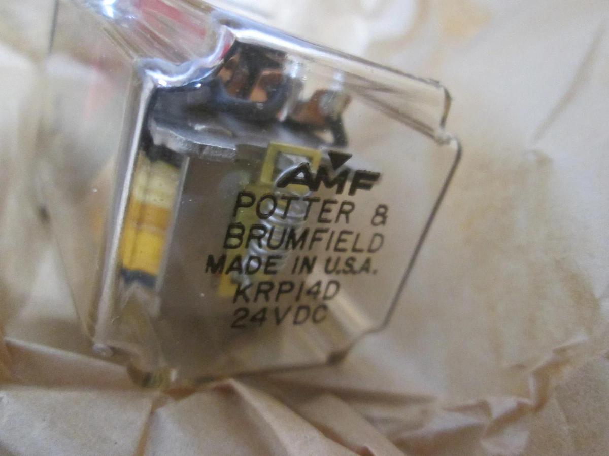 Potter & Brumfield, KRP14D, Relay, 24V, 5A, New, Lot of 2