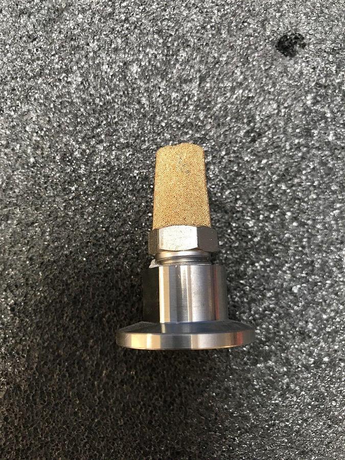 Used NW16 Flange Adapter with ASP-2 Exhaust Filter, Lot of 3