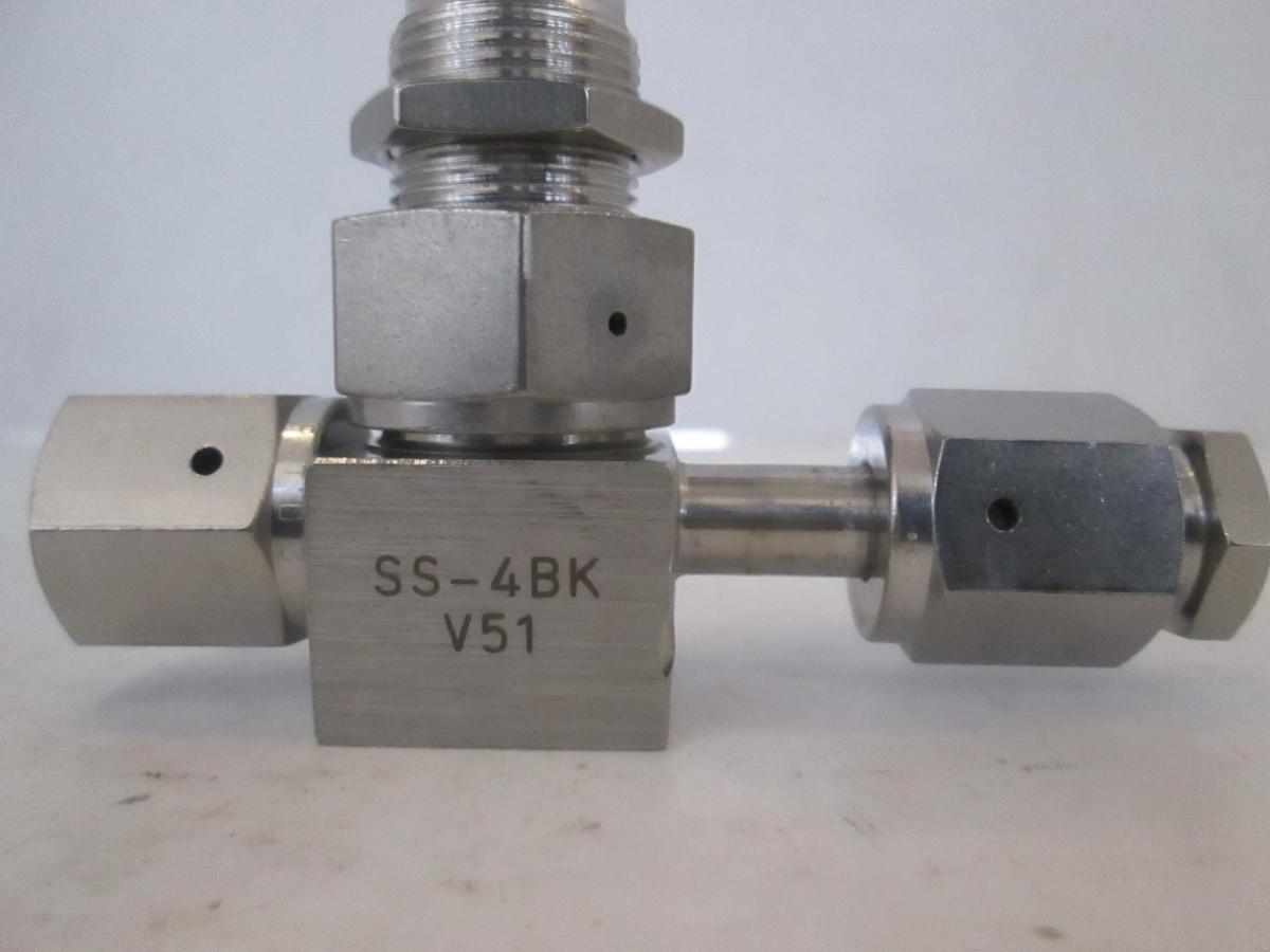 Used Swagelok SS-4BK-V51, Manual Valve,