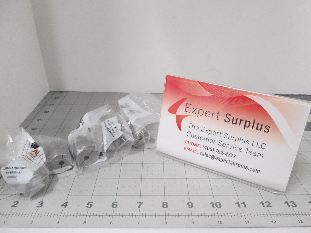 Helical Products, HCRM100-6MM-6MM coupling, Flexible Shaft, New, Lot of 5