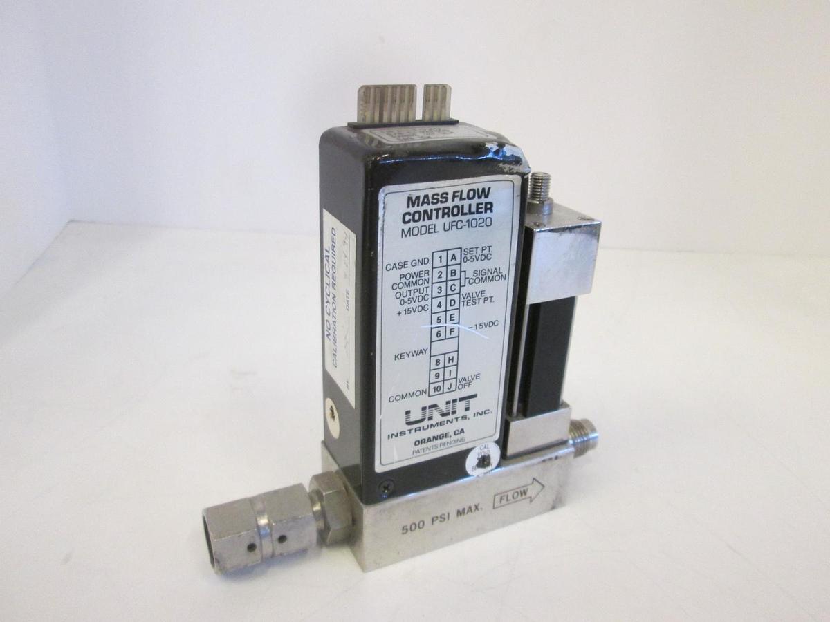 Used Unit Instruments, UFC-1020, Mass Flow Controller, 20 SLM, H2, Used