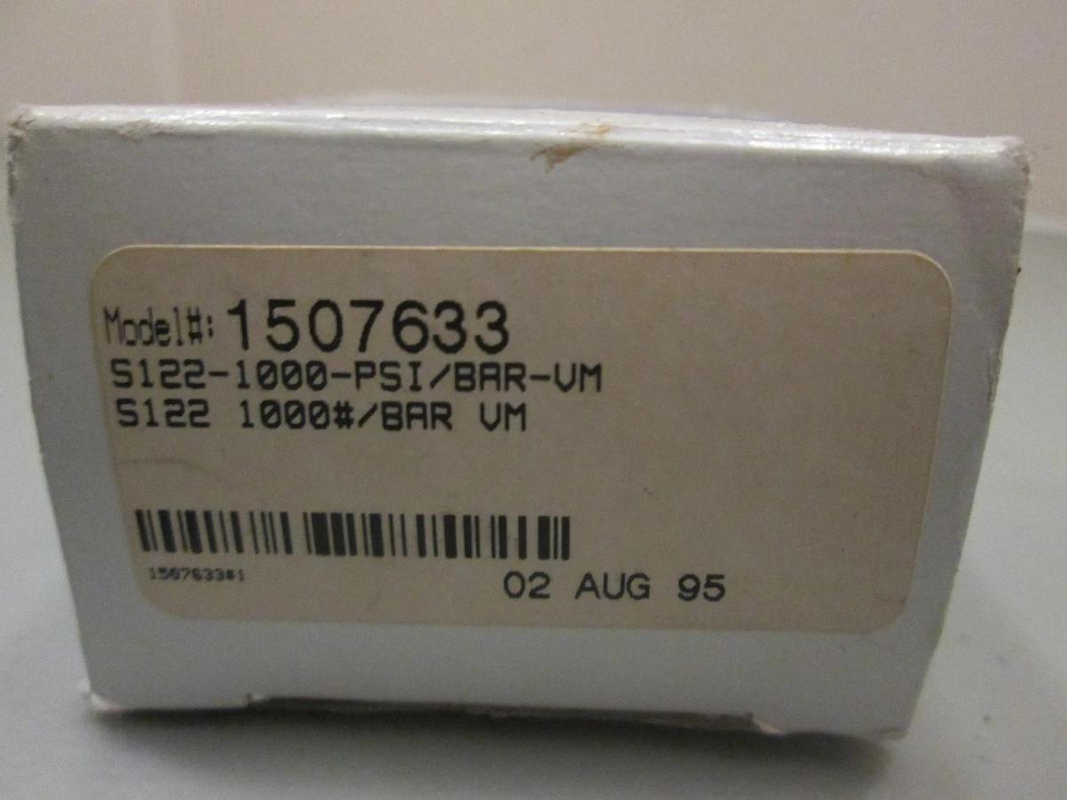 Used Span Instruments Cleanroom Gauge S122-1000, 2", 0-1000 psi, 1/4" MVCR