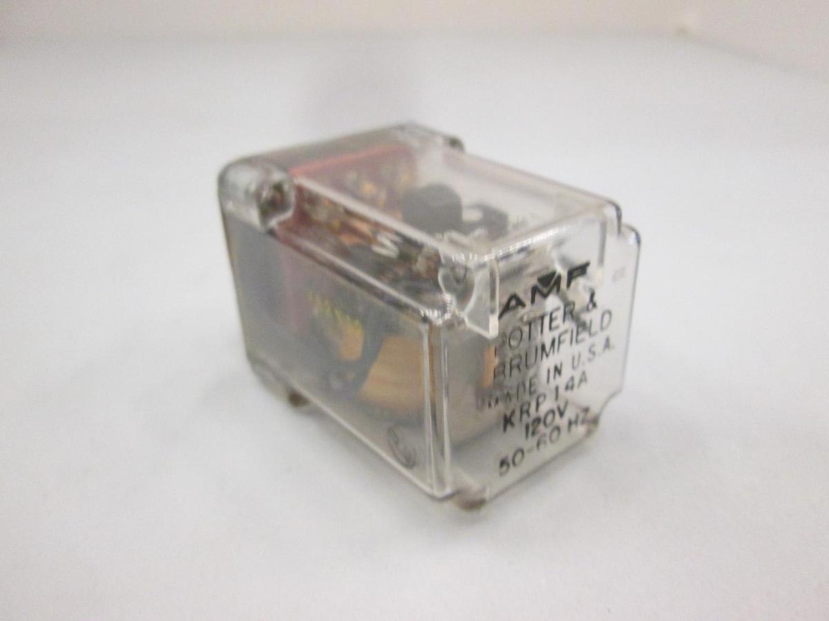 Used Potter & Brumfield, KRP14A, 120V Relay, Used