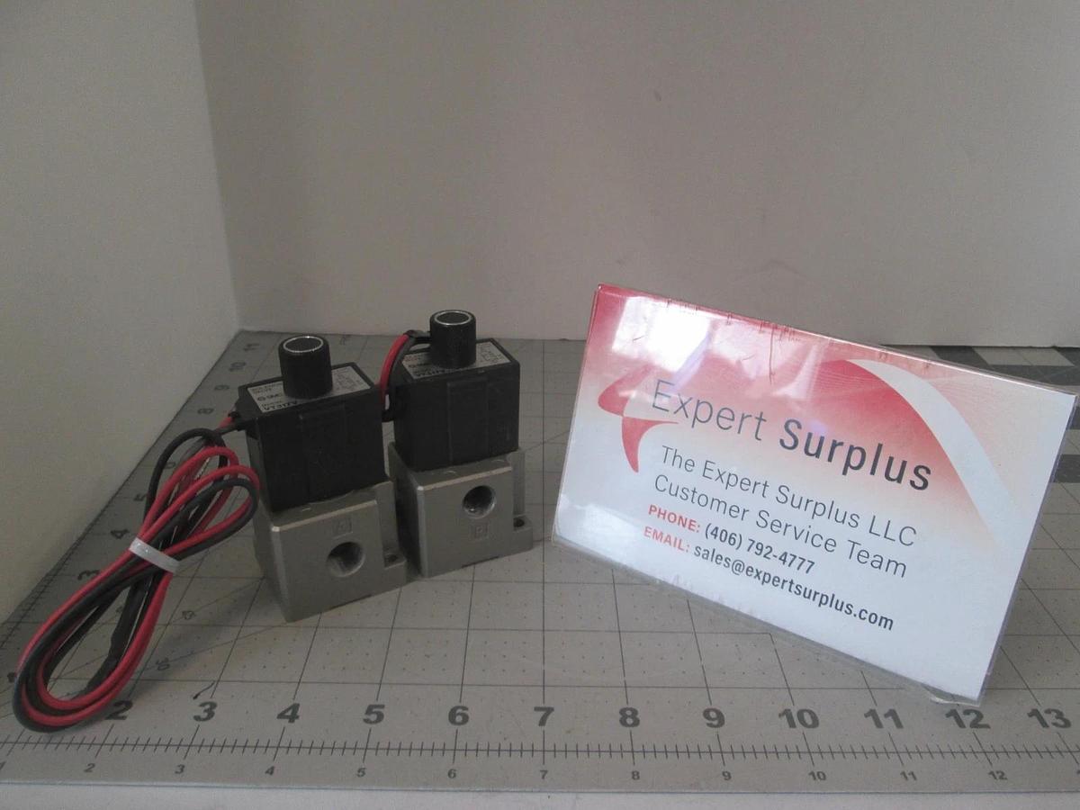 Used SMC, Solenoid Valve, VT317V, Used, Lot of 2