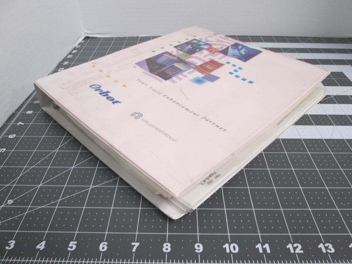Used Orbot Applied Materials, WF-720, Wafer Inspection System User Manual 7W003-02