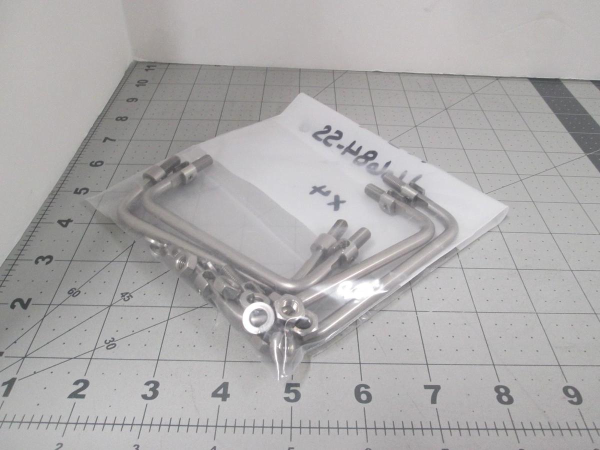 Used ASM, 16684-SS, Handle Pull, Folding, 1/4-28 Threaded Screw Studs, New, Lot of 4