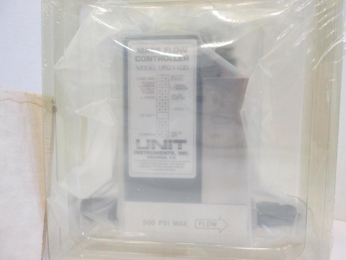 Used Unit UFC-1100A Mass Flow Controller MFC, O2, 3 SLM, 1/4" Male