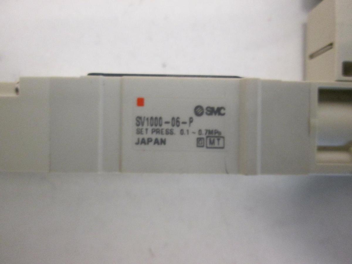 Used SMC, SV1000-06-P, Solenoid Valve, Used, Lot of 6