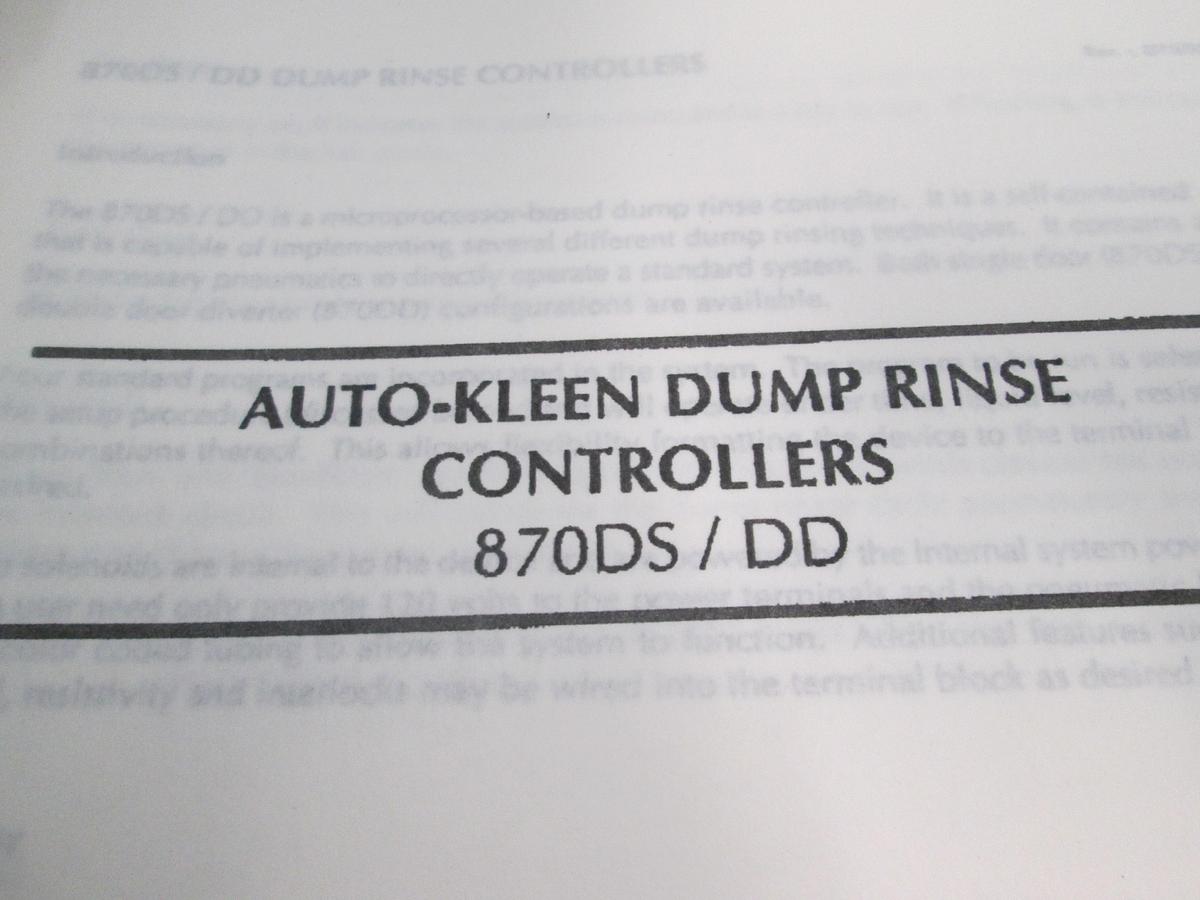 Used Bold Technologies, 625TM, Process Timer Manual, Used