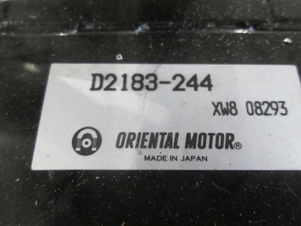 Used Oriental Motor, D2183-244, 4RK25RGK-AM, Motor Assy, Used