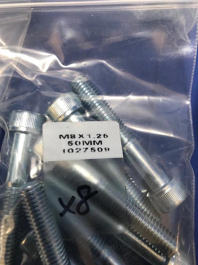 M8-1.25 x 50mm Hex Socket Head Screws, Lot of 80 New