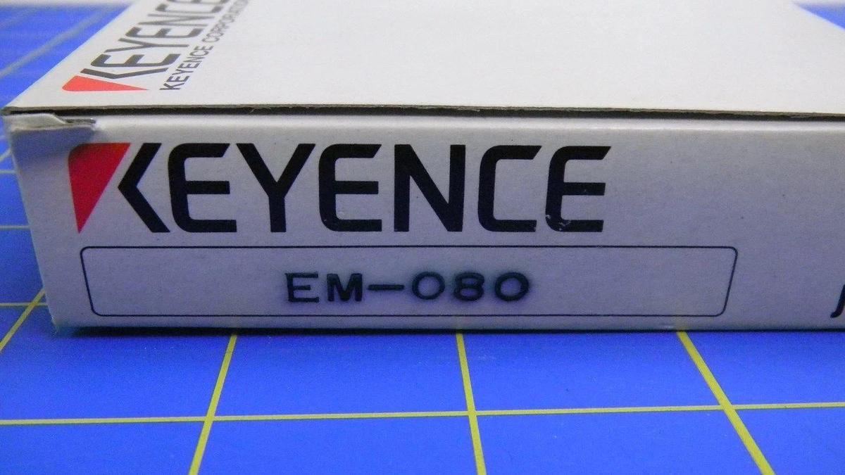 Used Keyence EM-080, Proximity Sensor Switch, Cylindrical, 8x18mm Head, 2.0mm+/-10%