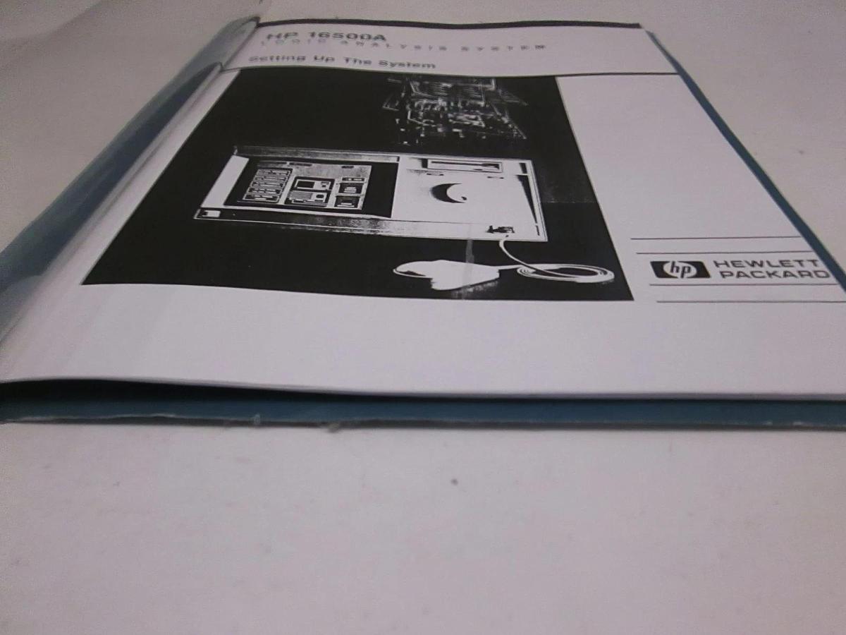 Used HP 16500A Logic Analysis System, Setting Up The System, Used