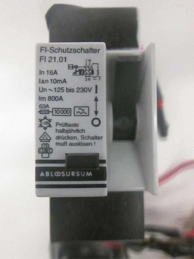 Used Assy, SchaffnerFN2010-20-06 Filter, CrydomRelay DSD2425, ABL Sursum Switch, Used