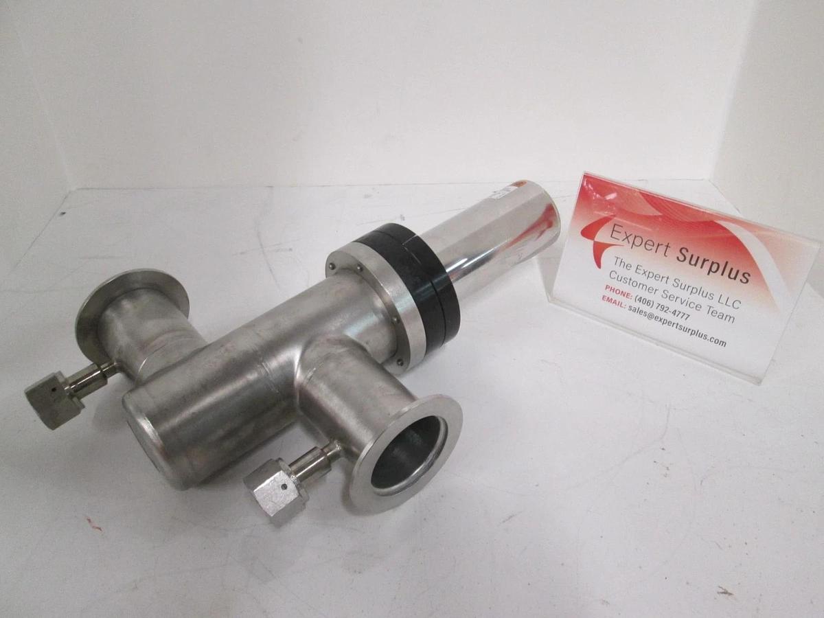 Used MDC, Inline Gate Valve w/ 2 Stage Ports, 1/2" VCR, Used