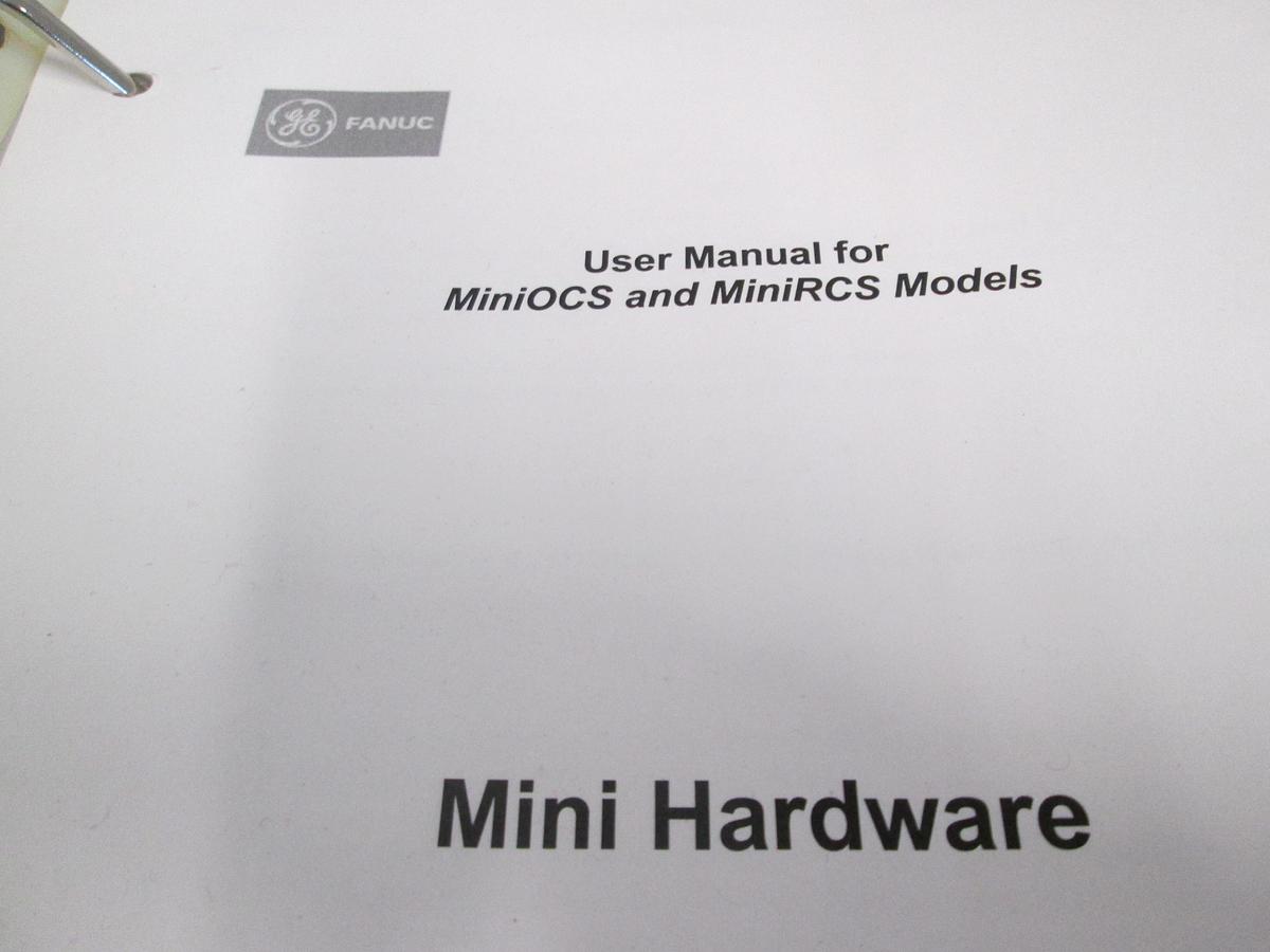 Used GE Fanuc, MIniOCS, MiniRCS User Manual Mini Hardware GFK-1687B 2001 PLC