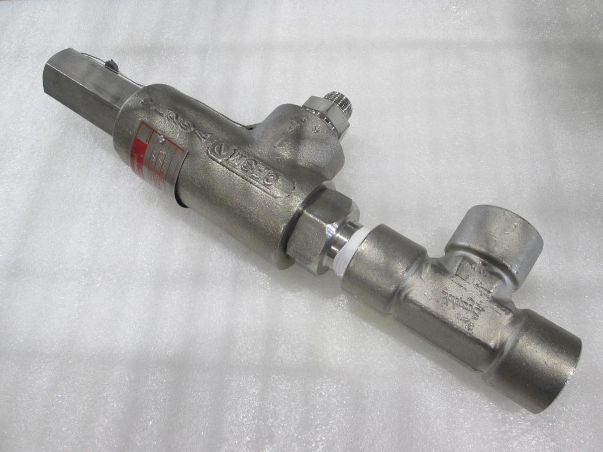 Used Hydro-Seal, 3CXV-30CF/CO, Safety Relief Valve w/ Swagelok CF8M Fitting, Used