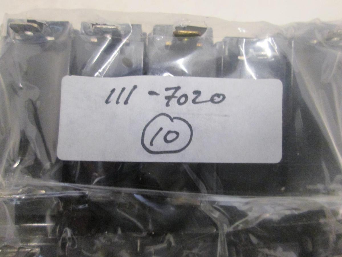 Used Carling Switch, AA1-B0-22-410-181-C, CIRCUIT BREAKER 1A, 1P, 230V Use, Lot of 10