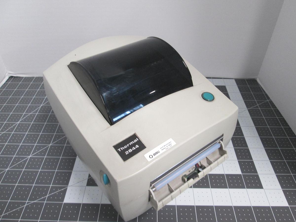 Used Zebra, LP2844, UPS Thermal Shipping Label Printer, Works No Power Cord