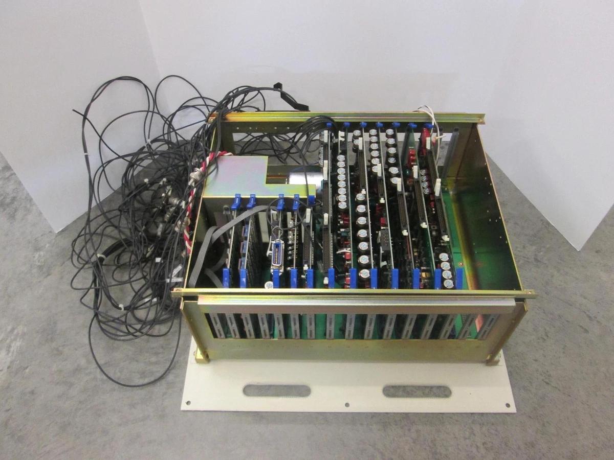 Used Hitachi, Scanning Electron Microscope Card Cage Complete w/ PCB, Used