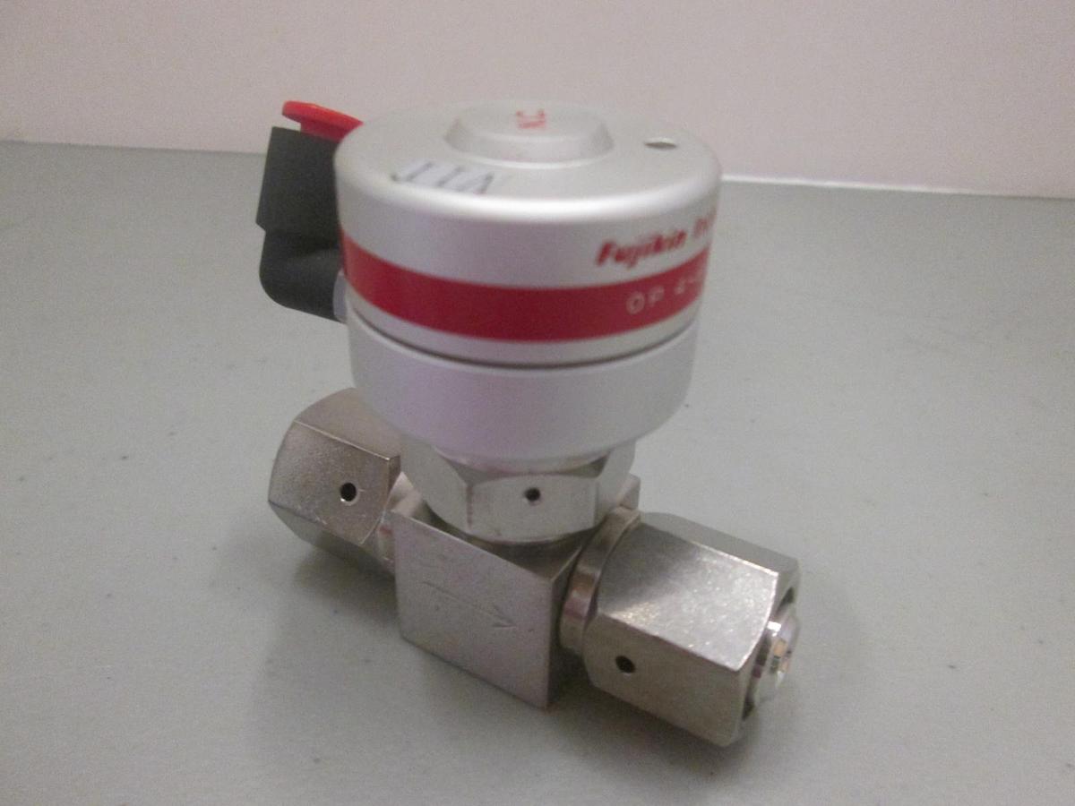 Used Fujikin Mega-Mini, 4-6kgf, Pneumatic Valve, 1/4" F UJR, Used