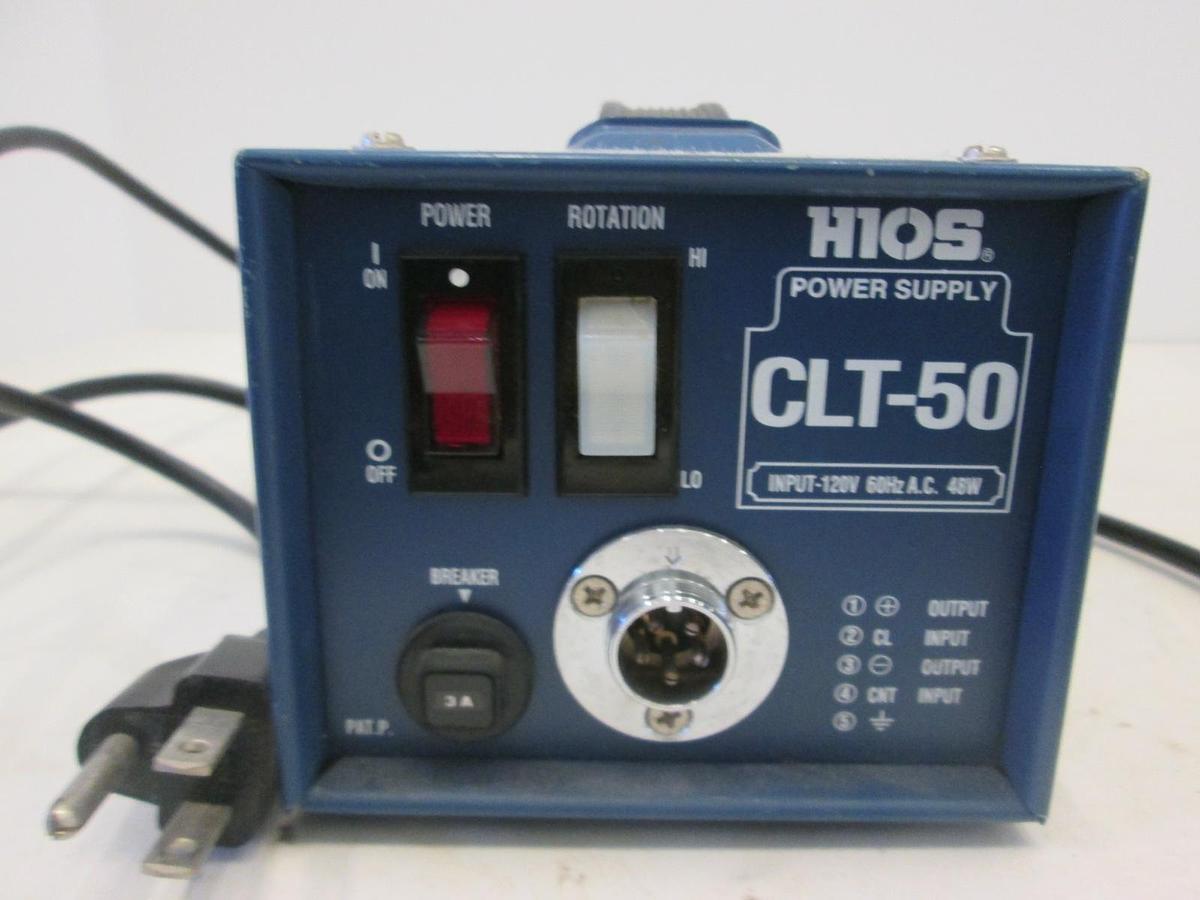 Used HIOS, CLT-50 Power Supply, Input- 120V, 60Hz A.C. 48W, Used