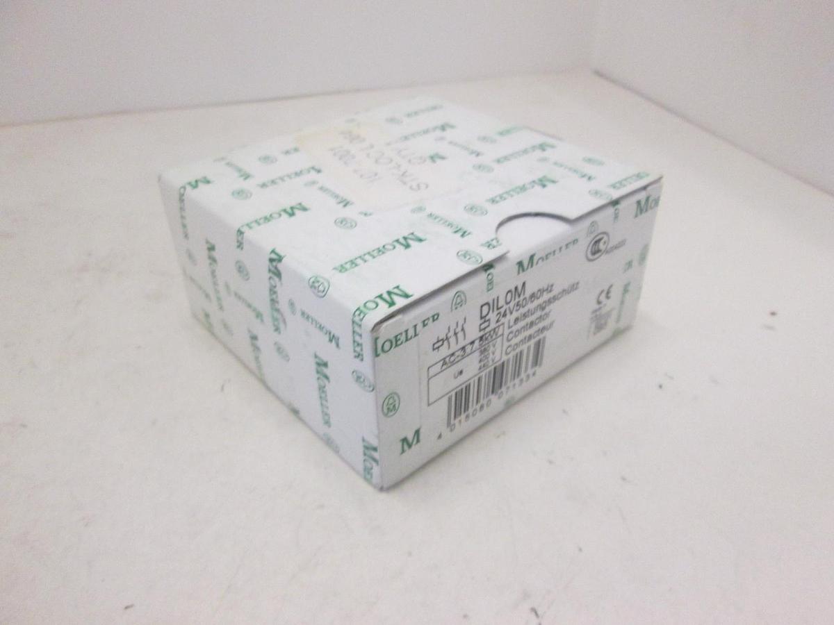 Klockner MOELLER, DILOM (24v 50/60 Hz), CONTACTOR, RELAY 24V 50/60 Hz, CE, New