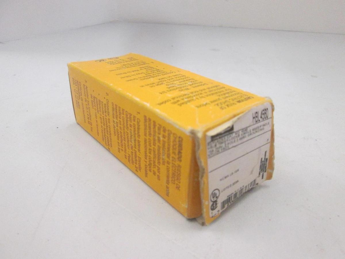 Hubbell, HBL4560, Twist Lock Single Receptacle, 2 Pole, New
