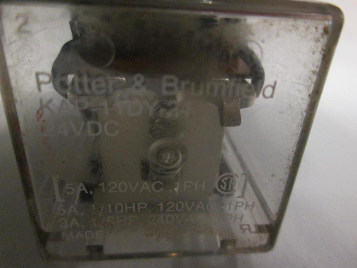 Used Potter & Brumfield, KAP-11DY-24, 24VDC Relay, Used