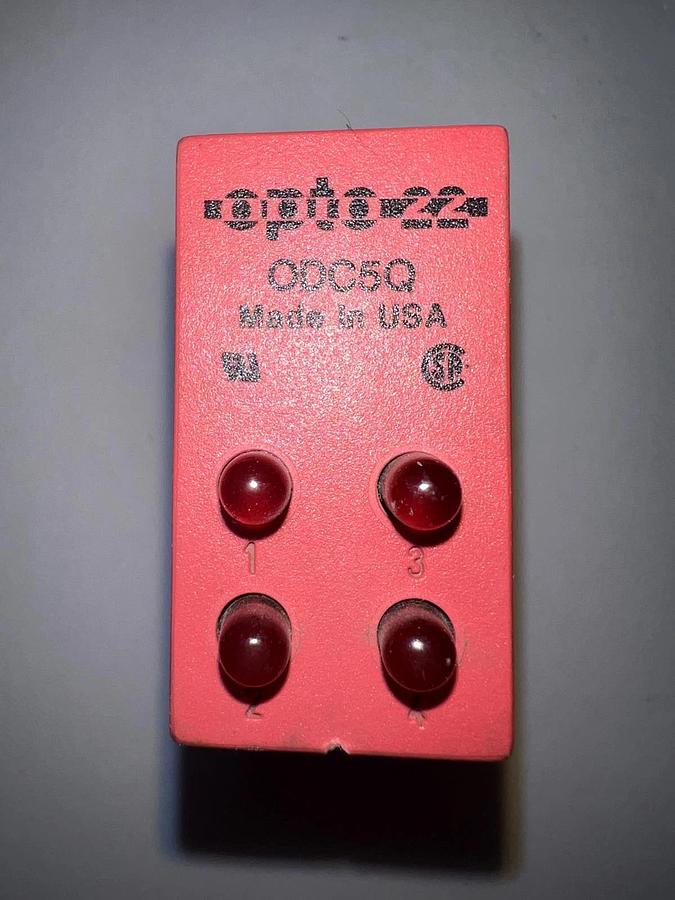 Used Opto22 IDC5Q (IDC5Q) I/O Module 100% TESTED 4088, Used