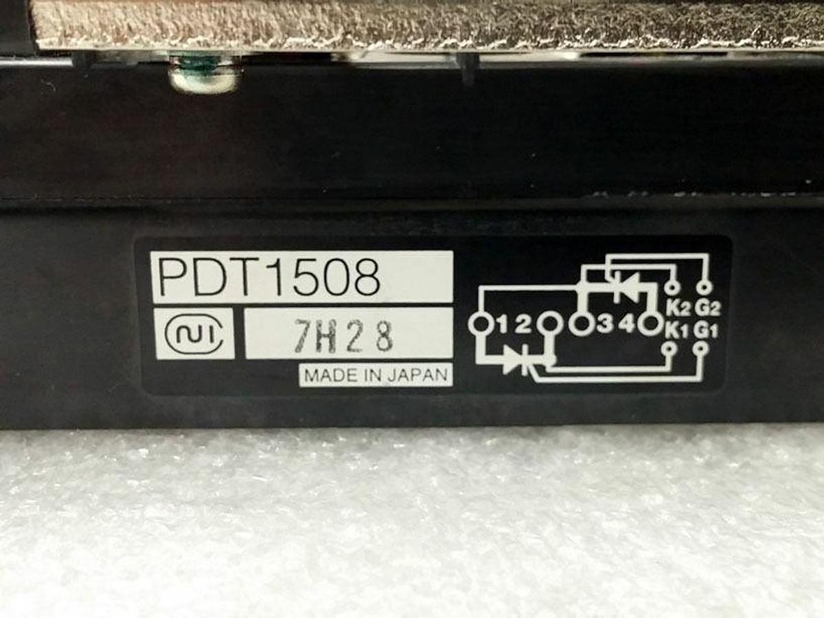 Used NIEC PDT1508 4 Position Thrysistor Module Assembly, Used