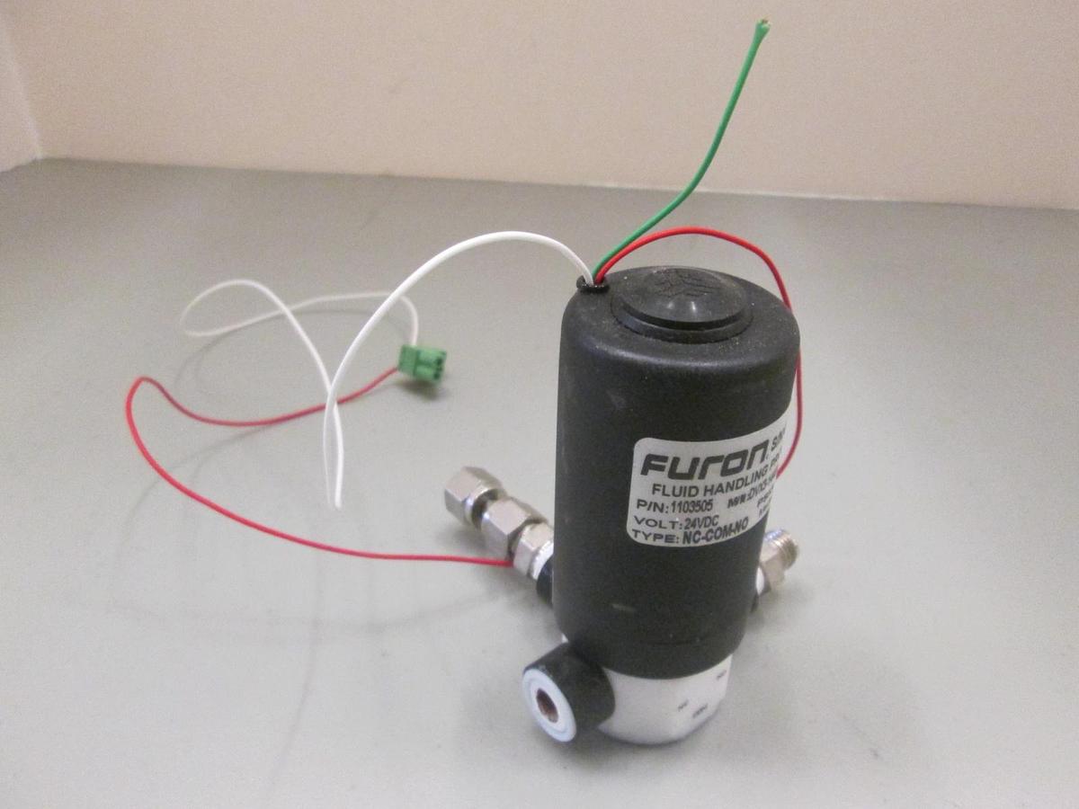 Used Furon, Solenoid Valve, DVX3-144D2, 100 PSI, Used