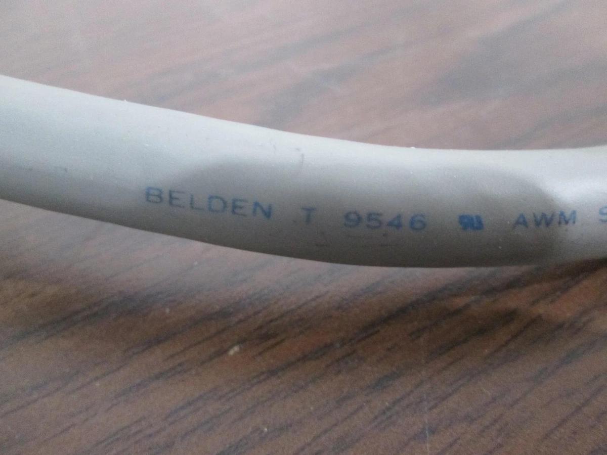 Used Belden, 9546 w/ Amphenol 57-30500 Connectors, Used