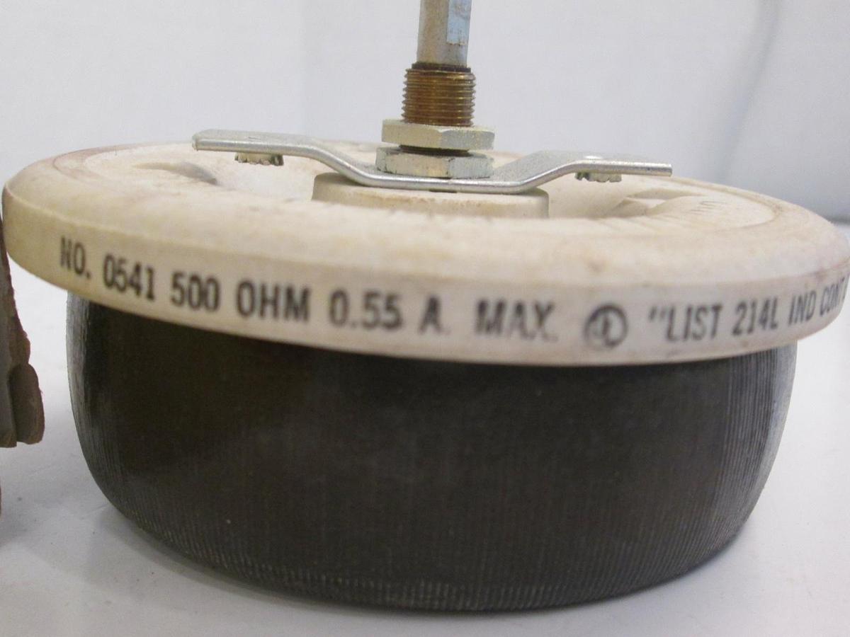 Ohmite Rheostat No. 0541, 500 OHM, .55A Max, NIB