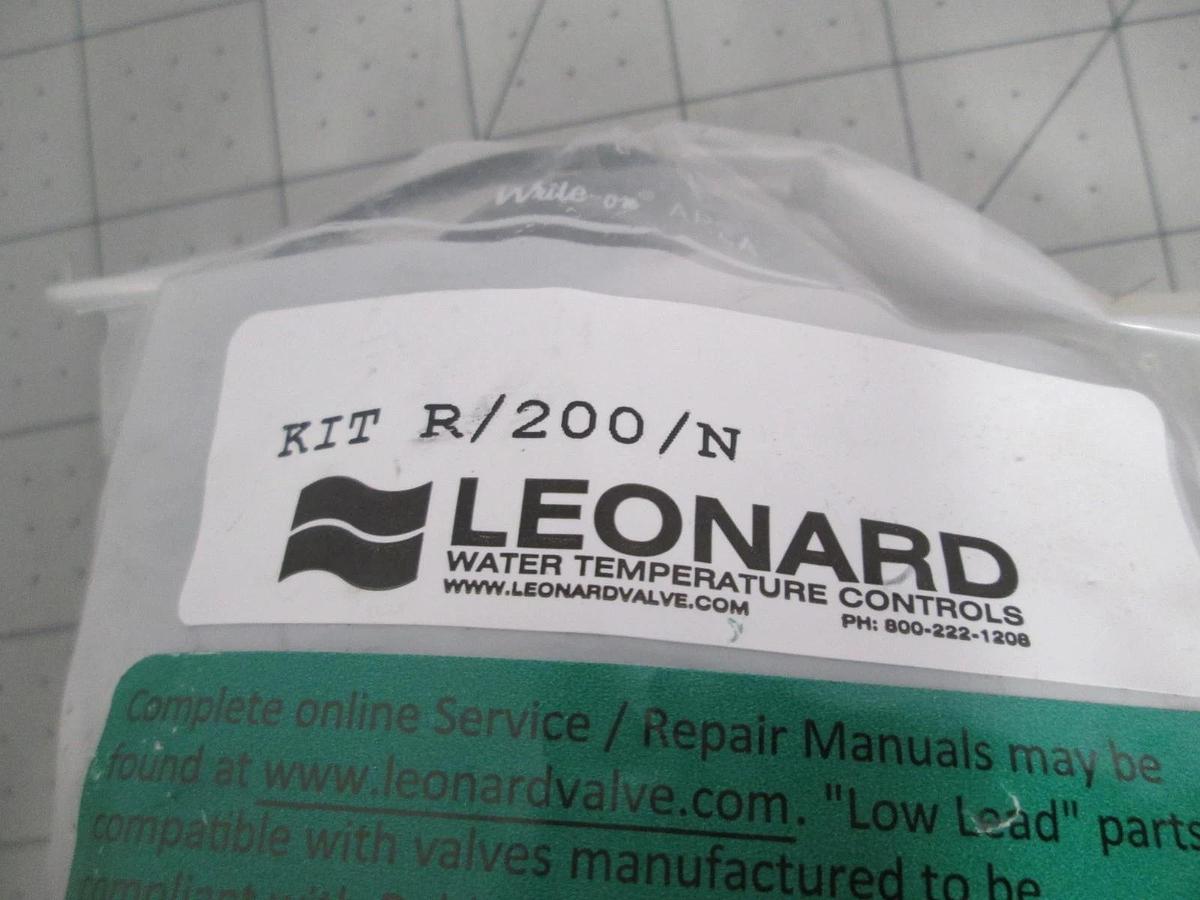 Used Leonard, Kit R/200/N, Water Mixing Valve Kit, New