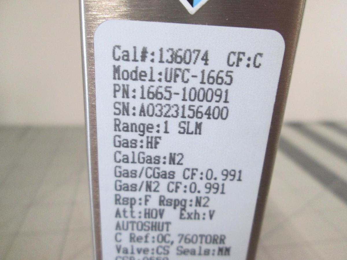 Used Unit, UFC-1665, HF, 1 SLM, Mass Flow Controller, New