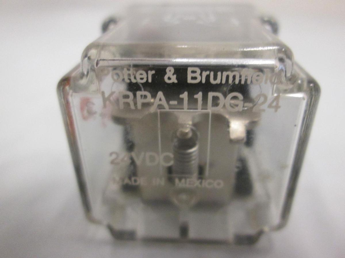 Used Potter & Brumfield, KRPA-11DG-24, 24VDC Relay, Used