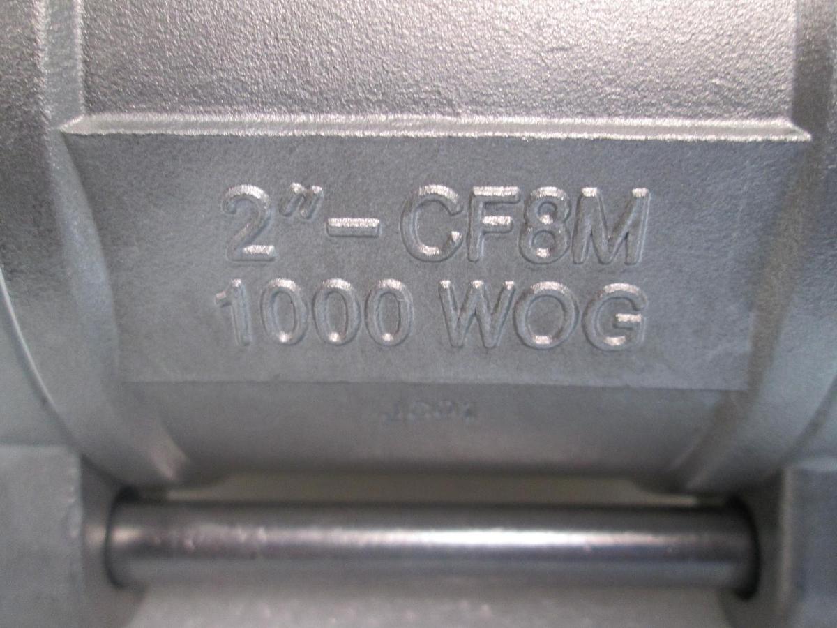 Used Dixon, 2"-CF8M, 100 WOG, Gate Valve, sanitary fitting, New