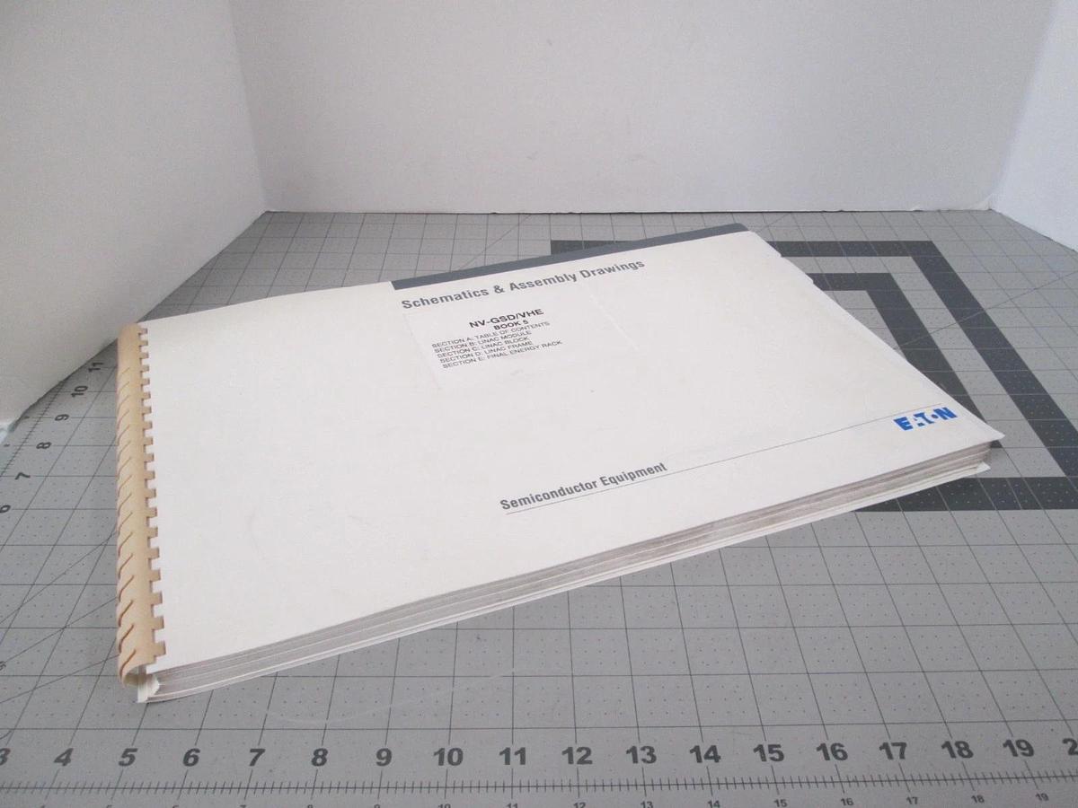 Used Eaton, NV-GSD/VHE, Book 5, Schematics and Assembly Drawings, Used