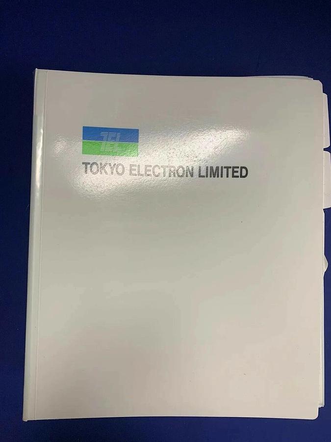 Used TEL ALPHA-8S-E Vertical LP-CVD As-D-POLY Electrical Drawing Book A00009855305