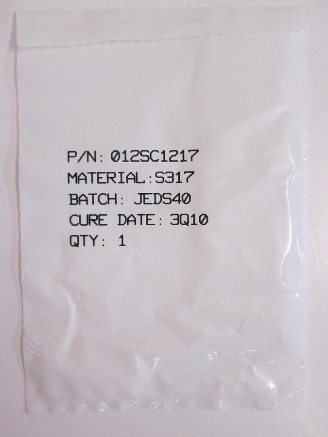 Used International Seal Co, 012SC1217, White, S317, O-Ring Lot of 13