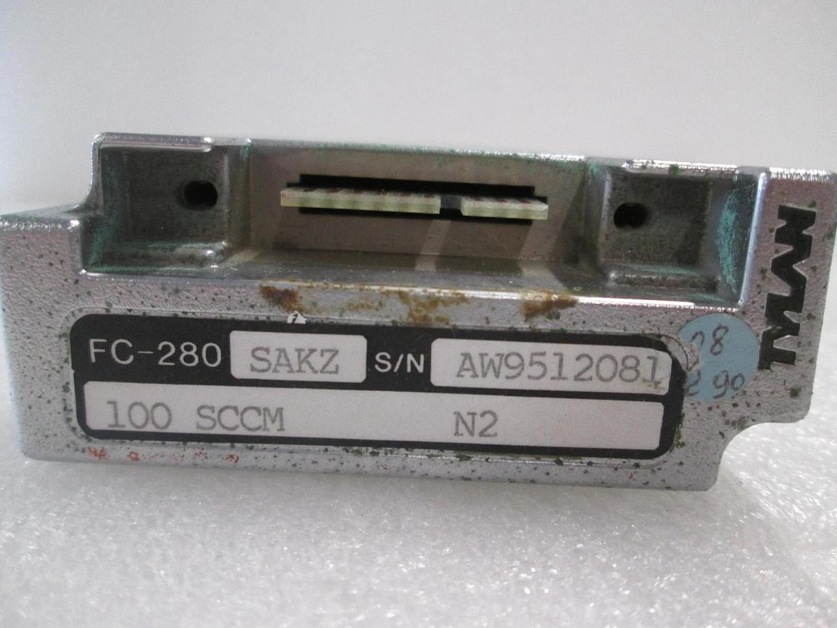 Used Tylan, FC-280 sakz, Range 100 sccm, Gas N2, forming gas Used