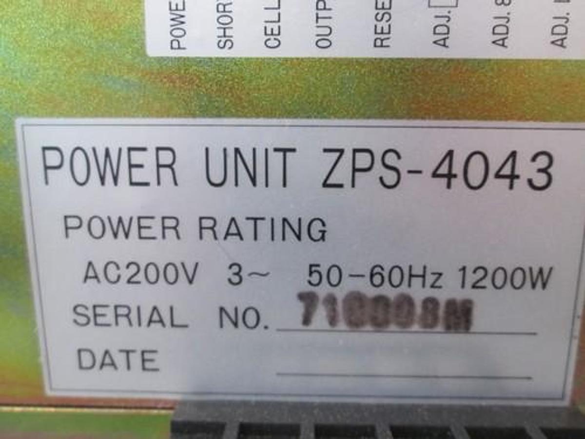Used Zenith, Sumitomo, ZPS-4043, Power Supply Unit, AC200V, 50-60Hz, 1200W, New