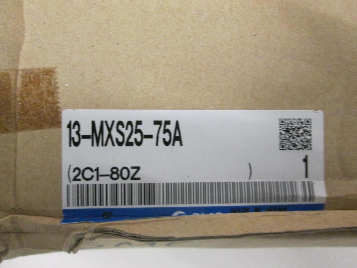 SMC, 13-MXS25-75A, Guided Cylinder Slide Table, New