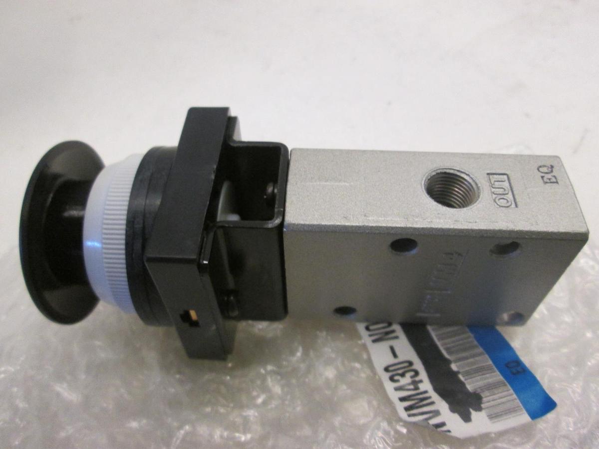 Used SMC, Mechanical Side Port Valve, NVM430-N01-30B, New
