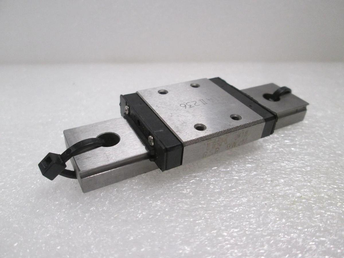 THK, RSR 9WVM, Linear Bearing Guide Block w/ Guide Rail, New