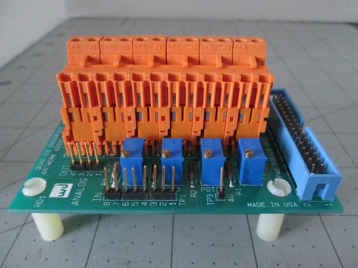 Watkins Johnson, 906920-001, Quad Interface Circuit, PCB Assy, New