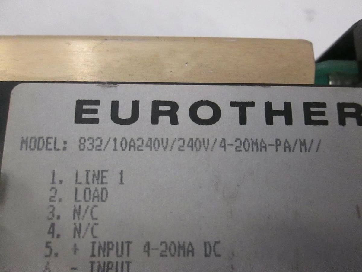 Used Eurotherm Model 832/10A240V, Temperature Controller, Used
