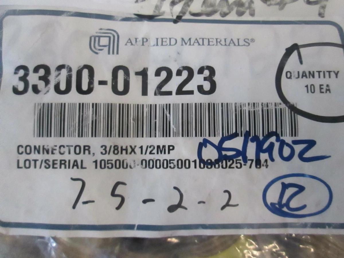 AMAT Connector 3/8H x 1/2MP, New, Lot of 10