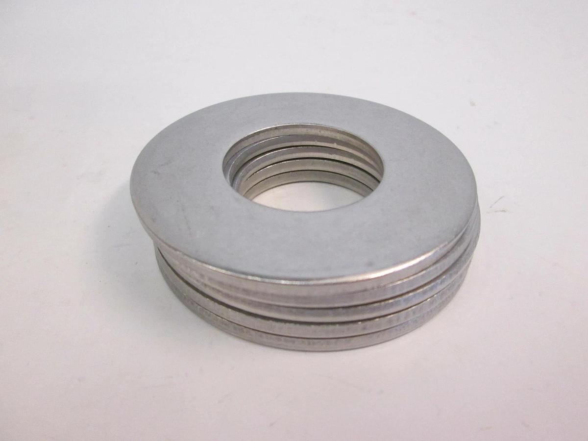 McMaster 18-8SS Flat Washers, 1 1/8, Lot of 5